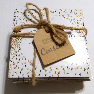 Nwt 8pk Reusable & Recyclable Coaster